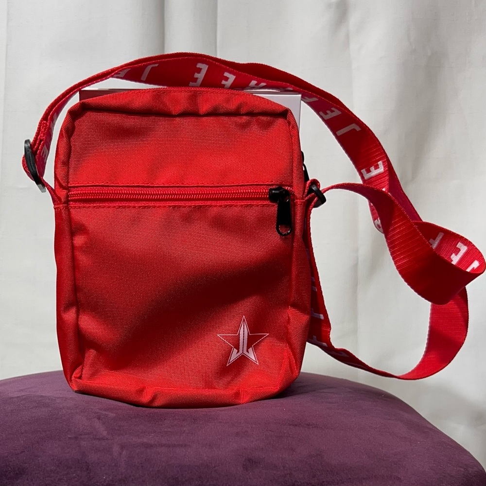 Jeffrey Star Red Side Bag Purse
